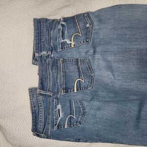 Three American Eagle Womens Jeans Size 10.